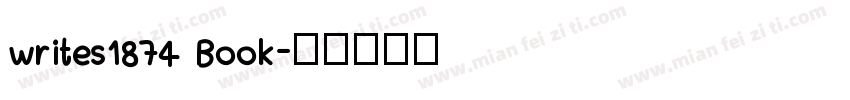 writes1874 Book字体转换